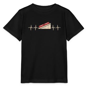 Téléphérique Téléphérique Télécabine - T-shirt bio MINI CREATOR Stanley/Stella Enfant - noir - Devant - Mikhail (115cm)