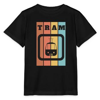 Aerial Tram Tramway Cable Car Cableway Gondola - Stanley/Stella MINI CREATOR Kids’ T-Shirt - black - Front - Mikhail (115cm)