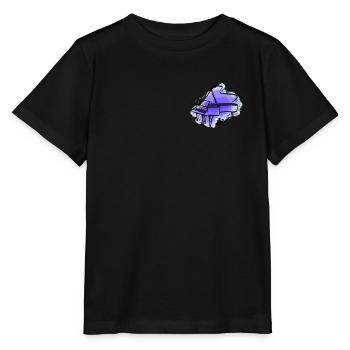 Licence de synchronisation Musique Baby Grand Piano - T-shirt bio MINI CREATOR Stanley/Stella Enfant - noir - Devant - Mikhail (115cm)
