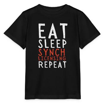 Sync Licensing Music Baby Piano à queue - T-shirt bio MINI CREATOR Stanley/Stella Enfant - noir - Devant - Mikhail (115cm)