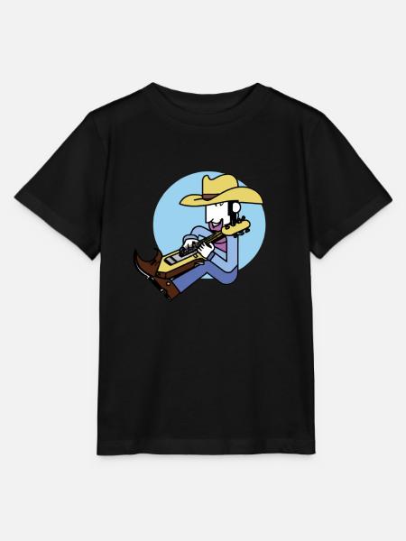 Pedal Steel Guitar - Stanley/Stella Kinder T-Shirt MINI CREATOR - Schwarz