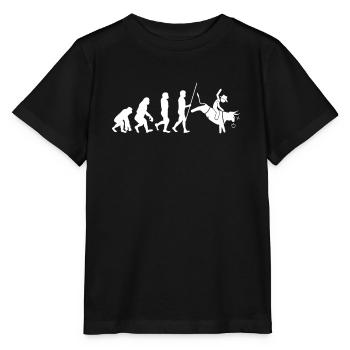 Future Bull Rider Steer Riding - T-shirt bio MINI CREATOR Stanley/Stella Enfant - noir - Devant - Mikhail (115cm)