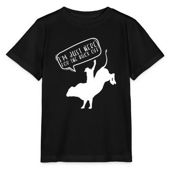 Future Bull Rider Steer Riding - T-shirt bio MINI CREATOR Stanley/Stella Enfant - noir - Devant - Mikhail (115cm)
