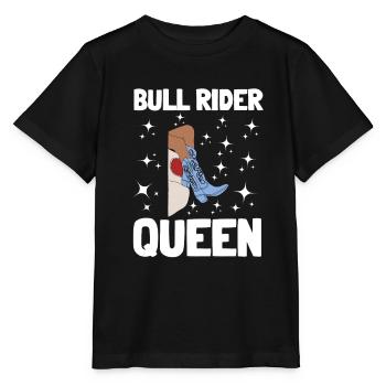 Future Bull Rider Steer Riding - T-shirt bio MINI CREATOR Stanley/Stella Enfant - noir - Devant - Mikhail (115cm)