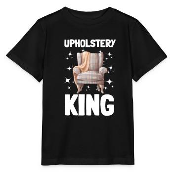 Restorer Furnishing Cushioning Upholstery - Stanley/Stella MINI CREATOR Kids’ T-Shirt - black - Front - Mikhail (115cm)