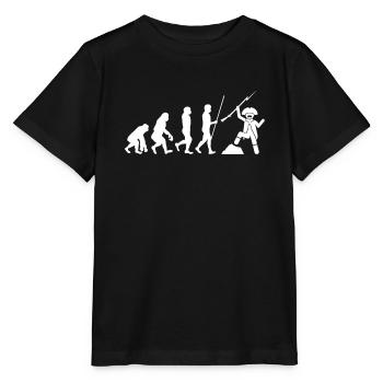 Fraternité Liberte Egalite Français Révolution - T-shirt bio MINI CREATOR Stanley/Stella Enfant - noir - Devant - Mikhail (115cm)