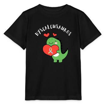 SPED Neurodiversité Dyscalculie - T-shirt bio MINI CREATOR Stanley/Stella Enfant - noir - Devant - Mikhail (115cm)