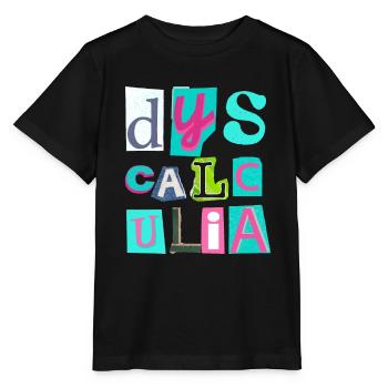 SPED Neurodiversité Dyscalculie - T-shirt bio MINI CREATOR Stanley/Stella Enfant - noir - Devant - Mikhail (115cm)