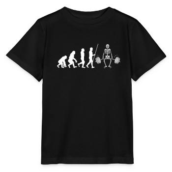 Weight Lifting Power Snatch - Stanley/Stella Kinder T-Shirt MINI CREATOR  - Schwarz - Vorne - Mikhail (115cm)