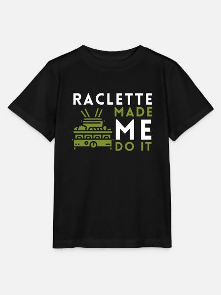 Swiss Cheese Fondue Raclette - Stanley/Stella Kinder T-Shirt MINI CREATOR  - Schwarz