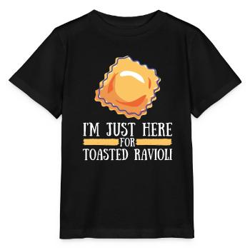 St. Louis Toasted Ravioli - Stanley/Stella MINI CREATOR Kids’ T-Shirt - black - Front - Mikhail (115cm)