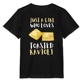 St. Louis Toasted Ravioli - Stanley/Stella MINI CREATOR Kids’ T-Shirt - black - Front - Mikhail (115cm)