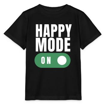 Journée internationale du bonheur - T-shirt bio MINI CREATOR Stanley/Stella Enfant - noir - Devant - Mikhail (115cm)