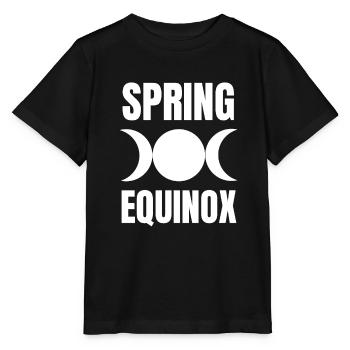 Premier jour de l’équinoxe de printemps - T-shirt bio MINI CREATOR Stanley/Stella Enfant - noir - Devant - Mikhail (115cm)