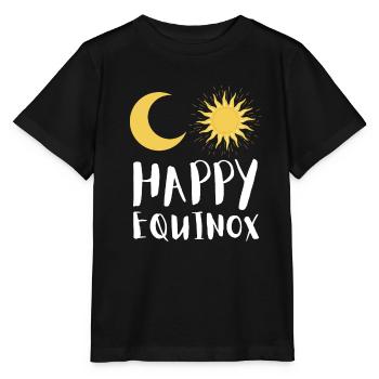 Premier jour de l’équinoxe de printemps - T-shirt bio MINI CREATOR Stanley/Stella Enfant - noir - Devant - Mikhail (115cm)