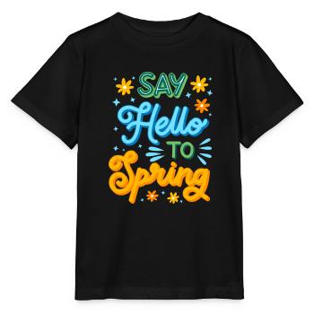 Premier jour de l’équinoxe de printemps - T-shirt bio MINI CREATOR Stanley/Stella Enfant - noir - Devant - Mikhail (115cm)