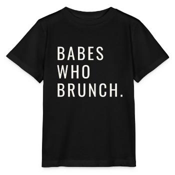 Babes Who Brunch Squat - T-shirt bio MINI CREATOR Stanley/Stella Enfant - noir - Devant - Mikhail (115cm)