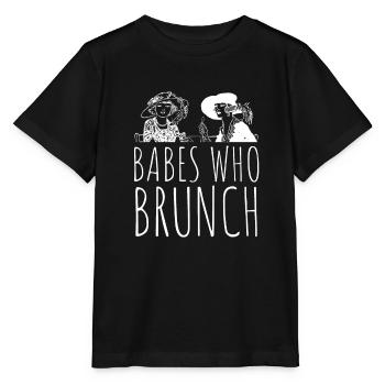 Babes Who Brunch Squat - T-shirt bio MINI CREATOR Stanley/Stella Enfant - noir - Devant - Mikhail (115cm)