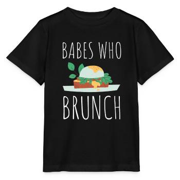 Babes Who Brunch Squat - T-shirt bio MINI CREATOR Stanley/Stella Enfant - noir - Devant - Mikhail (115cm)