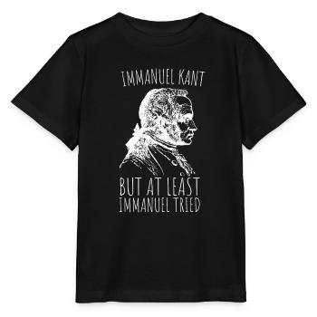 Philosophical Debate Feeling Philoslothical - Stanley/Stella MINI CREATOR Kids’ T-Shirt - black - Front - Mikhail (115cm)