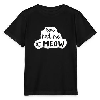 Chonk Cat Obesity - Stanley/Stella MINI CREATOR Kids’ T-Shirt - black - Front - Mikhail (115cm)