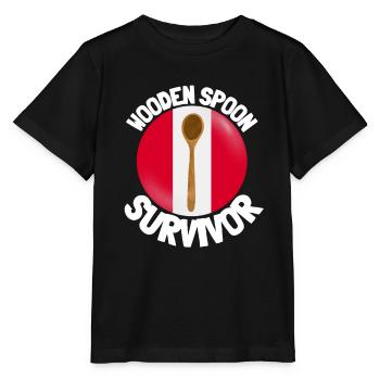 J’ai survécu à la cuillère de bois - Parenting - T-shirt bio MINI CREATOR Stanley/Stella Enfant - noir - Devant - Mikhail (115cm)