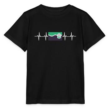 Royaume-Uni South Yorkshire Flag - T-shirt bio MINI CREATOR Stanley/Stella Enfant - noir - Devant - Mikhail (115cm)