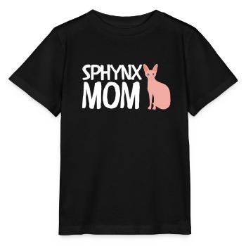 Sphynx Maman Chat Sans Poils Propriétaire de Chat - T-shirt bio MINI CREATOR Stanley/Stella Enfant - noir - Devant - Mikhail (115cm)