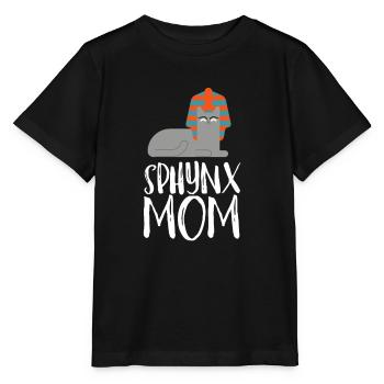 Sphynx Maman Chat Sans Poils Propriétaire de Chat - T-shirt bio MINI CREATOR Stanley/Stella Enfant - noir - Devant - Mikhail (115cm)