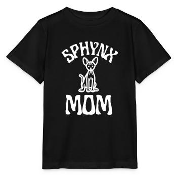 Sphynx Maman Chat Sans Poils Propriétaire de Chat - T-shirt bio MINI CREATOR Stanley/Stella Enfant - noir - Devant - Mikhail (115cm)