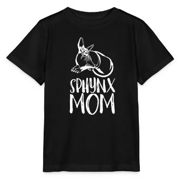 Sphynx Maman Chat Sans Poils Propriétaire de Chat - T-shirt bio MINI CREATOR Stanley/Stella Enfant - noir - Devant - Mikhail (115cm)