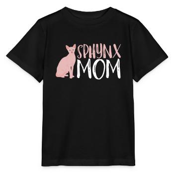 Sphynx Maman Chat Sans Poils Propriétaire de Chat - T-shirt bio MINI CREATOR Stanley/Stella Enfant - noir - Devant - Mikhail (115cm)