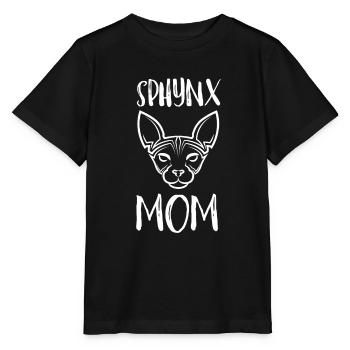 Sphynx Maman Chat Sans Poils Propriétaire de Chat - T-shirt bio MINI CREATOR Stanley/Stella Enfant - noir - Devant - Mikhail (115cm)