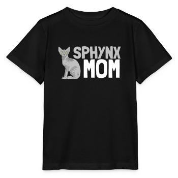 Sphynx Mom Cat Hairless Cat Owner - Stanley/Stella MINI CREATOR Kids’ T-Shirt - black - Front - Mikhail (115cm)