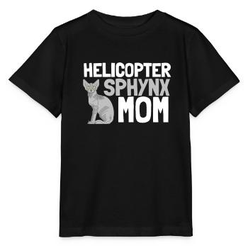 Sphynx Maman Chat Sans Poils Propriétaire de Chat - T-shirt bio MINI CREATOR Stanley/Stella Enfant - noir - Devant - Mikhail (115cm)