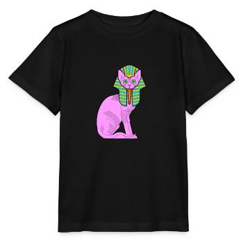 Sphynx Maman Chat Sans Poils Propriétaire de Chat - T-shirt bio MINI CREATOR Stanley/Stella Enfant - noir - Devant - Mikhail (115cm)