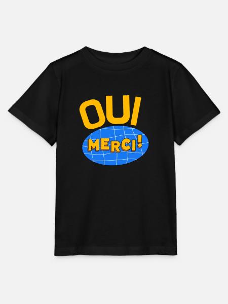 Oui Oui Merci - Stanley/Stella Kinder T-Shirt MINI CREATOR  - Schwarz