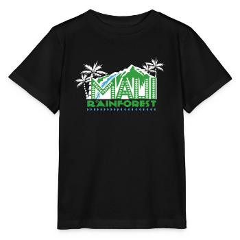 Save The Rainforest - Stanley/Stella MINI CREATOR Kids’ T-Shirt - black - Front - Mikhail (115cm)