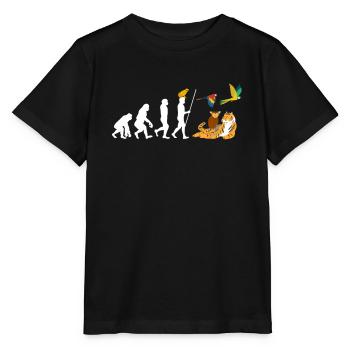 Save The Rainforest - Stanley/Stella MINI CREATOR Kids’ T-Shirt - black - Front - Mikhail (115cm)