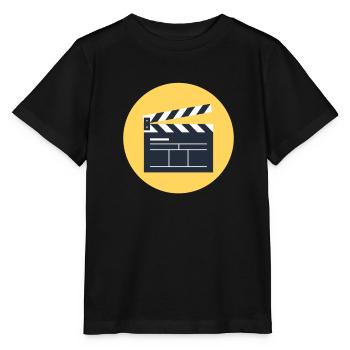 Vintage Film Clapper Director Musical Actor - Stanley/Stella Kinder T-Shirt MINI CREATOR  - Schwarz - Vorne - Mikhail (115cm)