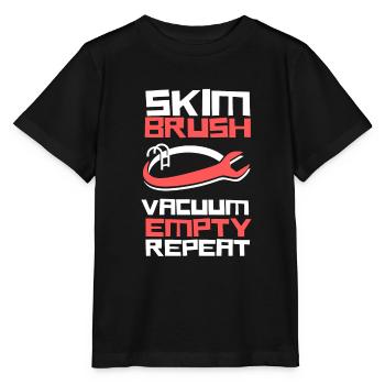 Entretien de piscine et nettoyeur de piscine - T-shirt bio MINI CREATOR Stanley/Stella Enfant - noir - Devant - Mikhail (115cm)