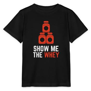 Show The Whey Protein Powder - Stanley/Stella Kinder T-Shirt MINI CREATOR  - Schwarz - Vorne - Mikhail (115cm)
