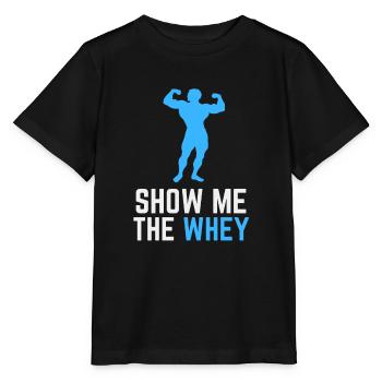Show The Whey Protein Powder - Stanley/Stella Kinder T-Shirt MINI CREATOR  - Schwarz - Vorne - Mikhail (115cm)