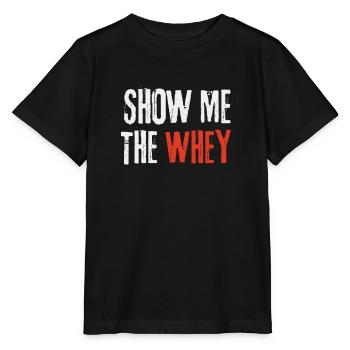 Show The Whey Protein Powder - Stanley/Stella Kinder T-Shirt MINI CREATOR  - Schwarz - Vorne - Mikhail (115cm)