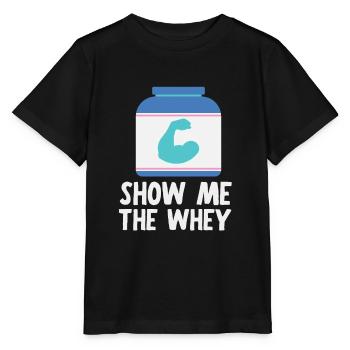 Show The Whey Protein Powder - Stanley/Stella Kinder T-Shirt MINI CREATOR  - Schwarz - Vorne - Mikhail (115cm)