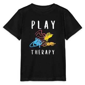 Thérapeute du jeu - Thérapeute en récréothérapie RT - T-shirt bio MINI CREATOR Stanley/Stella Enfant - noir - Devant - Mikhail (115cm)