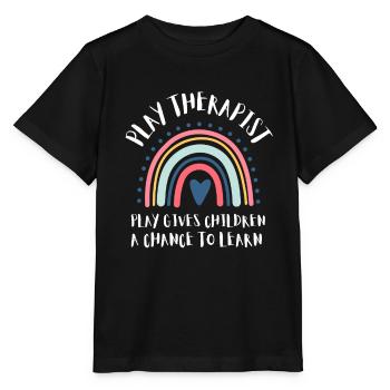 Thérapeute du jeu - Thérapeute en récréothérapie RT - T-shirt bio MINI CREATOR Stanley/Stella Enfant - noir - Devant - Mikhail (115cm)