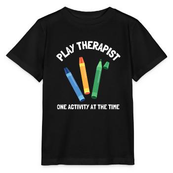 Thérapeute du jeu - Thérapeute en récréothérapie RT - T-shirt bio MINI CREATOR Stanley/Stella Enfant - noir - Devant - Mikhail (115cm)