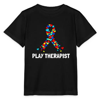 Thérapeute du jeu - Thérapeute en récréothérapie RT - T-shirt bio MINI CREATOR Stanley/Stella Enfant - noir - Devant - Mikhail (115cm)