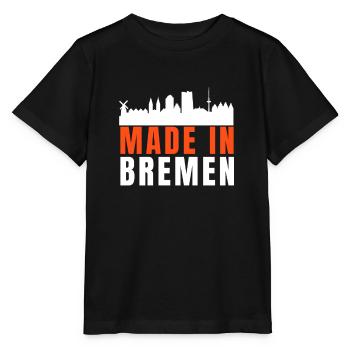 Bremen Town Musicians - Stanley/Stella Kinder T-Shirt MINI CREATOR  - Schwarz - Vorne - Mikhail (115cm)